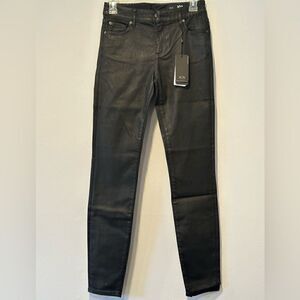 Armani Exchange Women’s J01  skinny mid rise glow jeans in black size 26 R, NWT